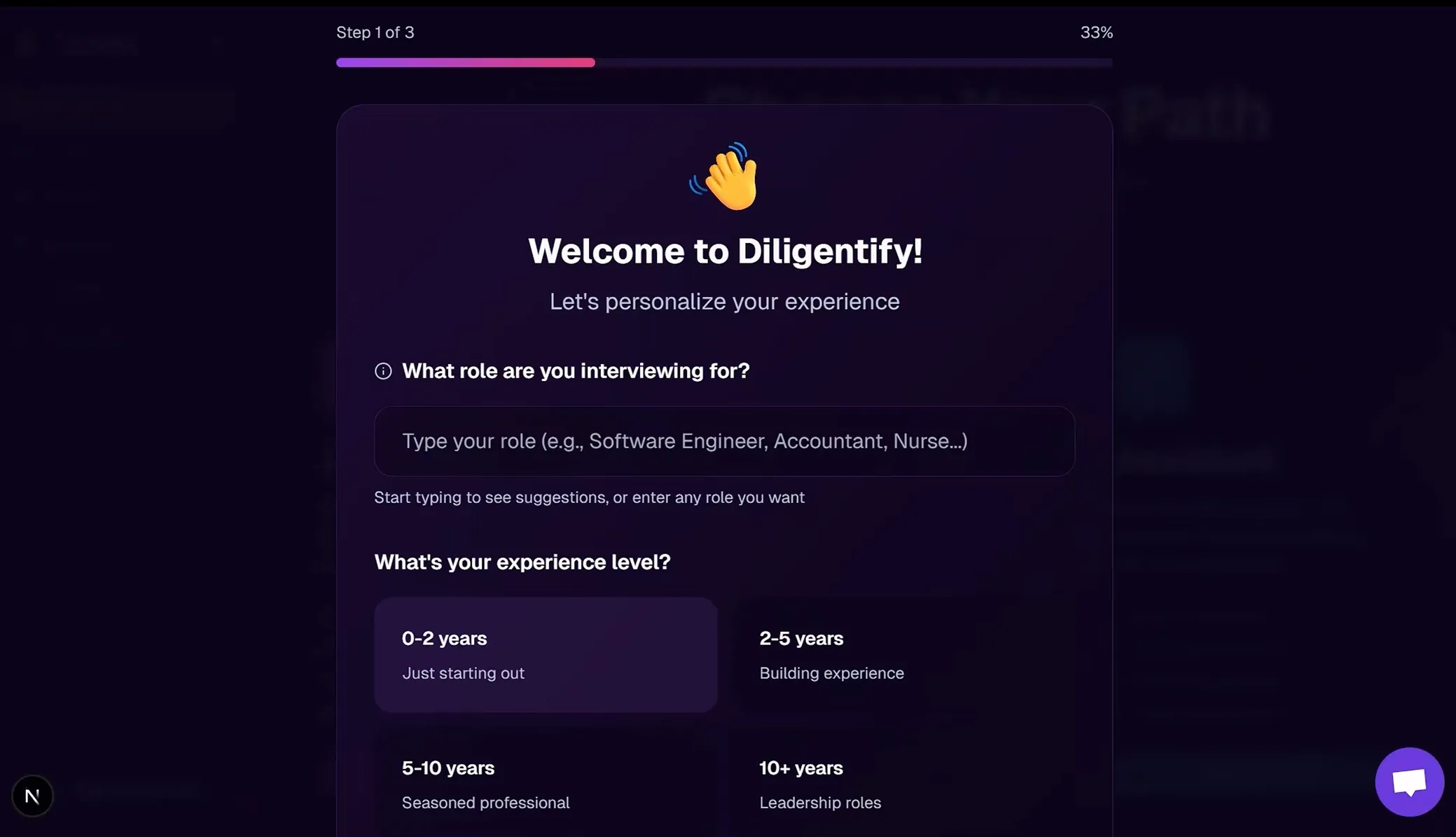 Set your profile